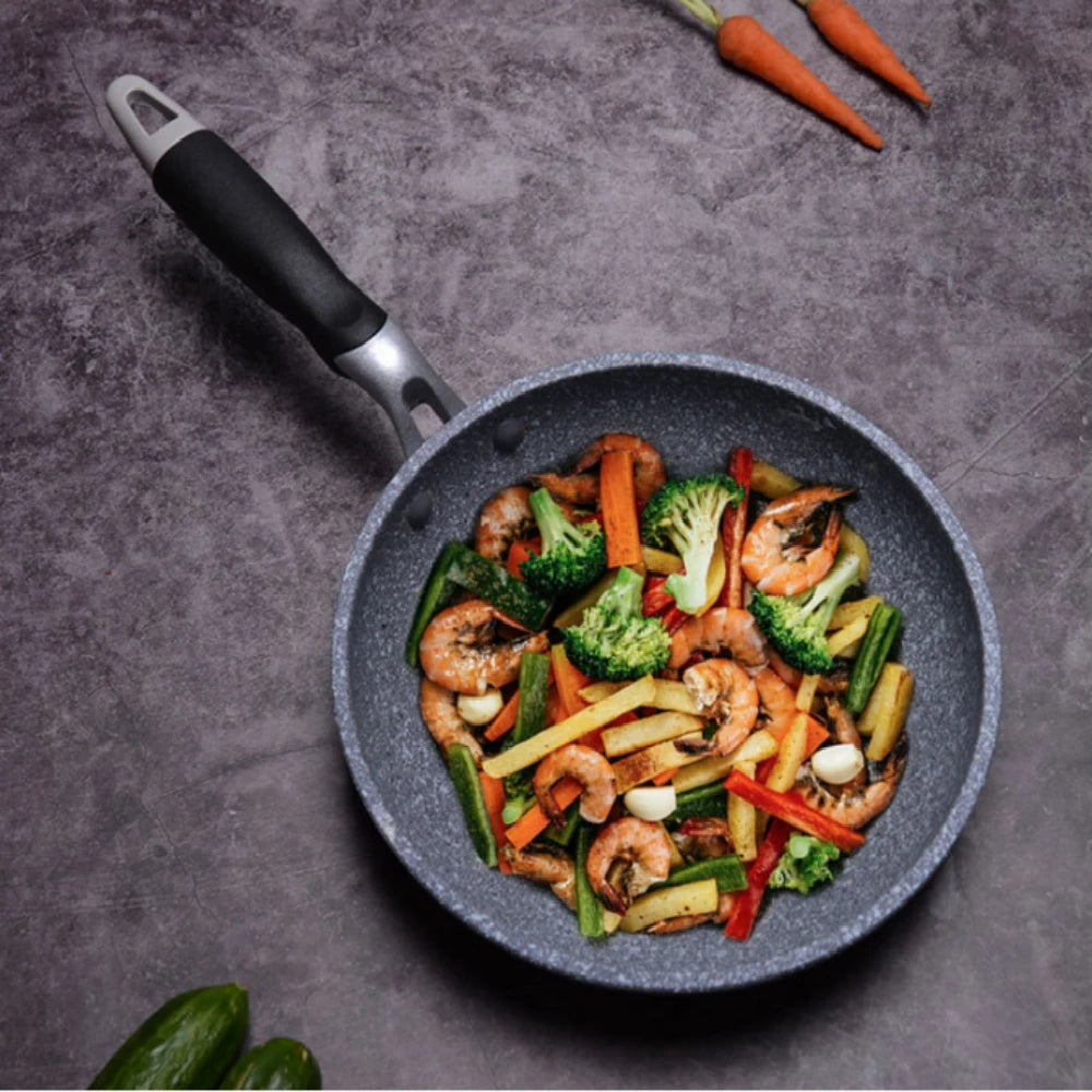 Stone-Coated Wok Pan