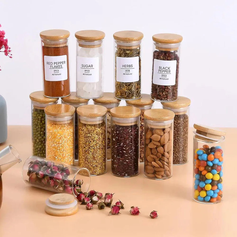 Glass Spice Jars